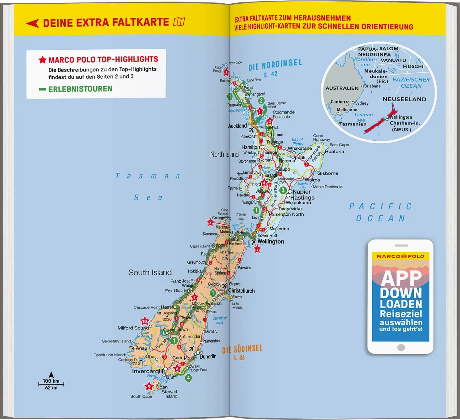 Bild: 9783829736954 | MARCO POLO Reiseführer Neuseeland | Aileen Tiedemann (u. a.) | Buch