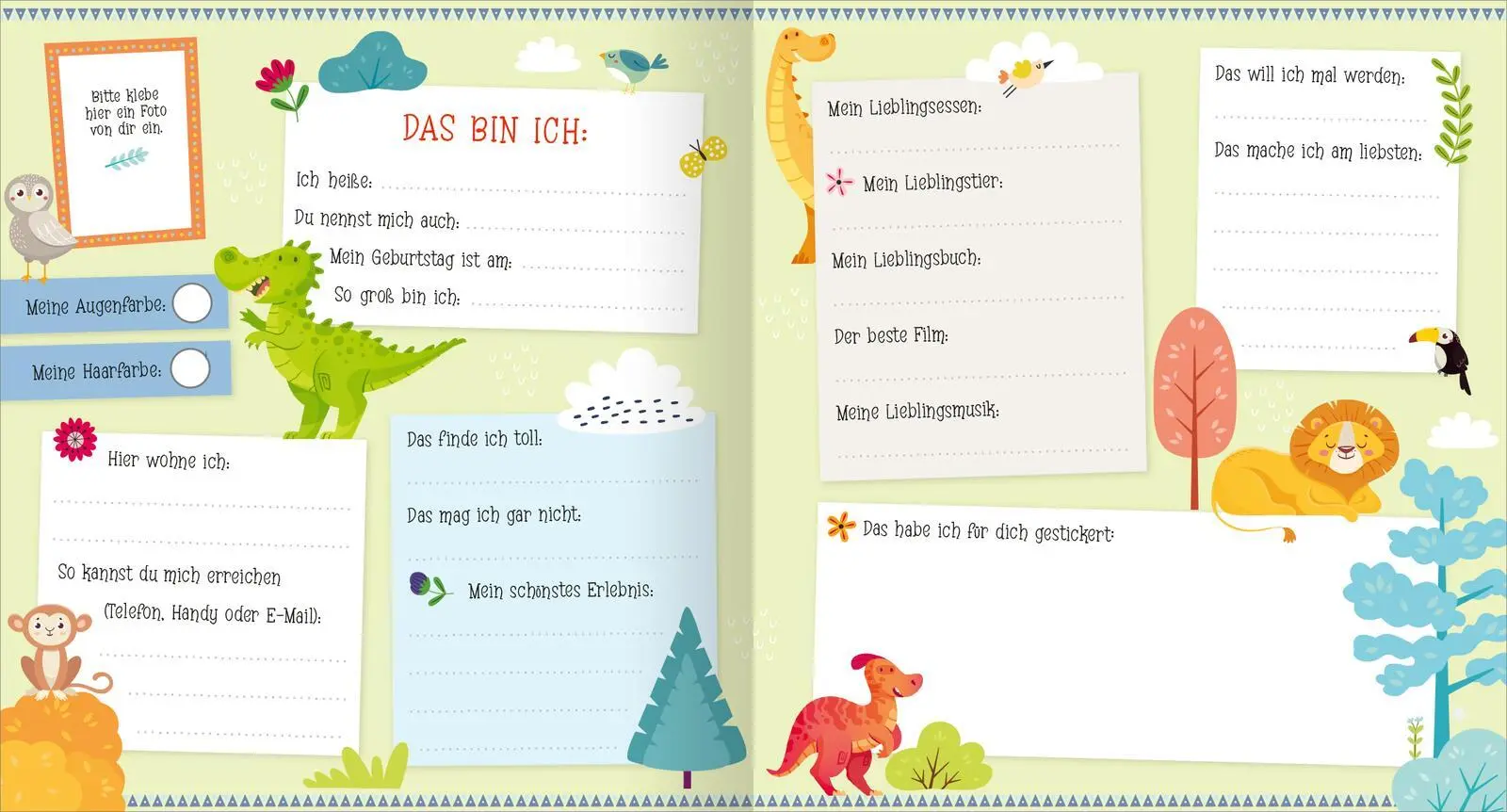 Bild: 4014489137054 | Alle meine Freunde - Dino Mit über 300 Stickern | Buch | 64 S. | 2025