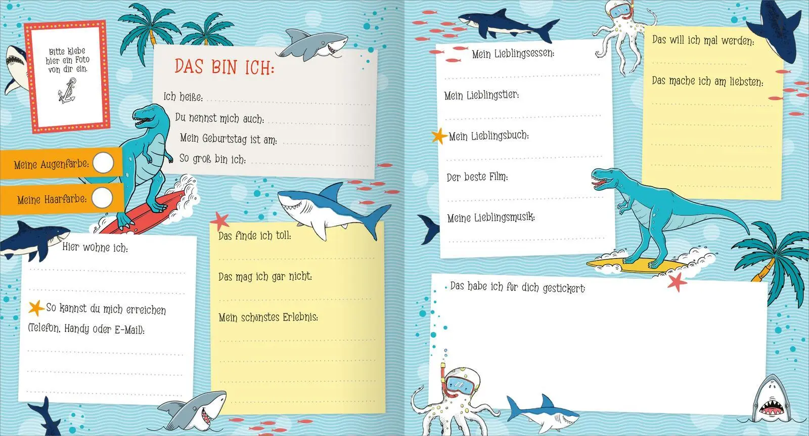 Bild: 4014489137054 | Alle meine Freunde - Dino Mit über 300 Stickern | Buch | 64 S. | 2025