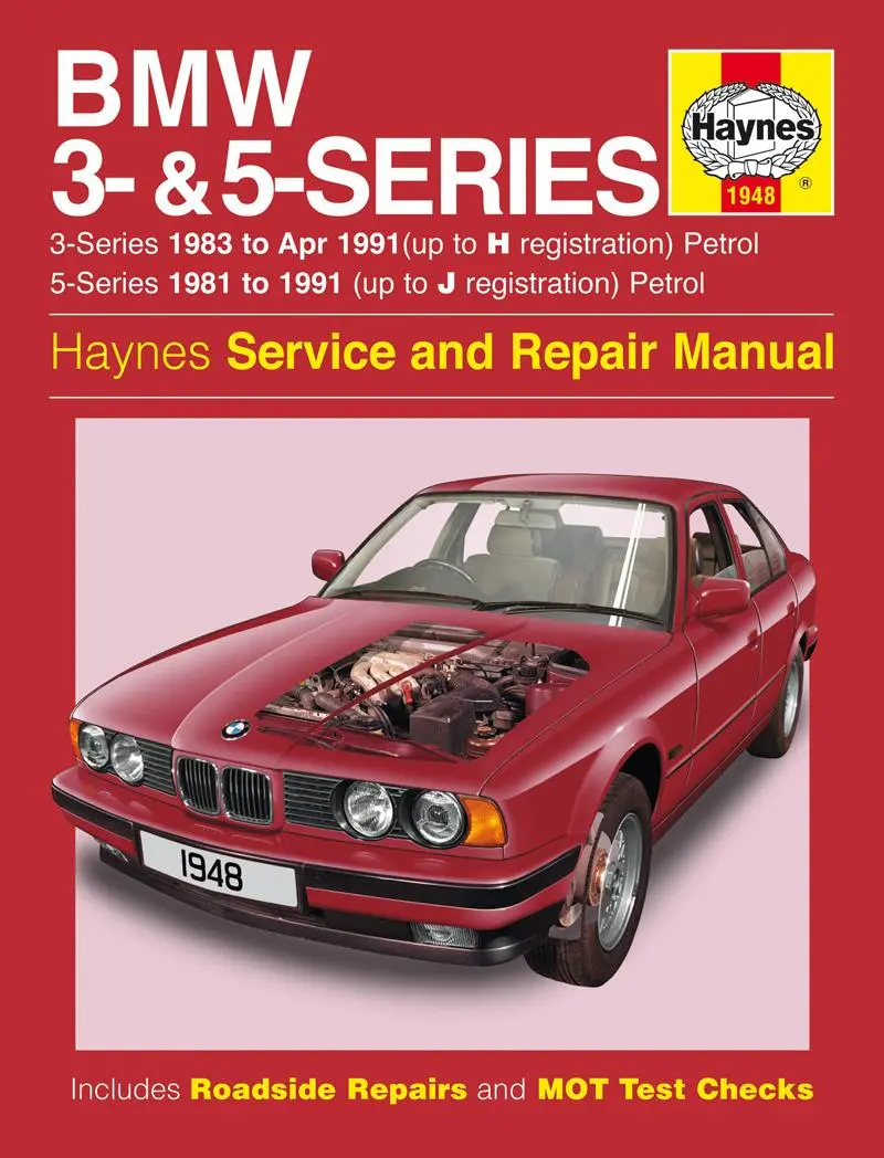 Cover: 9780857337054 | BMW 3- &amp; 5-Series Petrol (81 - 91) Haynes Repair Manual | Publishing