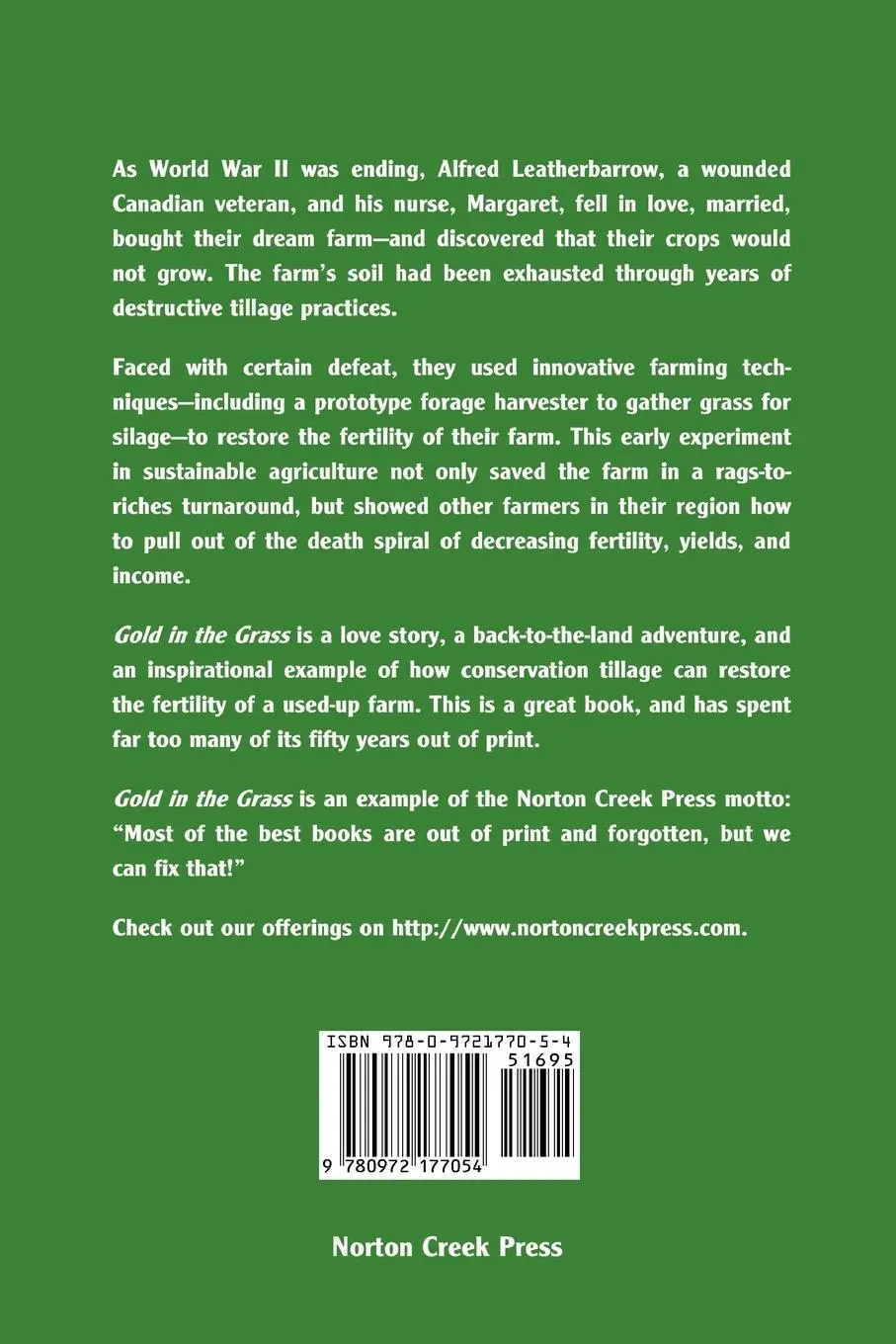 Rückseite: 9780972177054 | Gold in the Grass | Margaret M. Leatherbarrow | Taschenbuch | Englisch