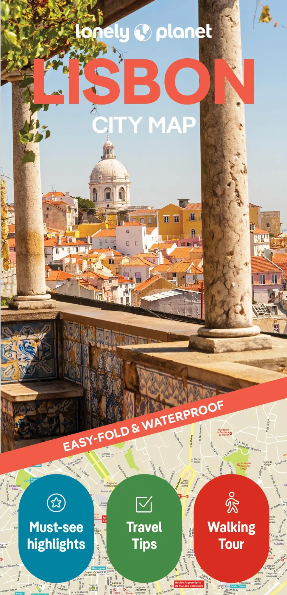 Cover: 9781787017054 | Lonely Planet Lisbon City Map | Lonely Planet | (Land-)Karte | 2025