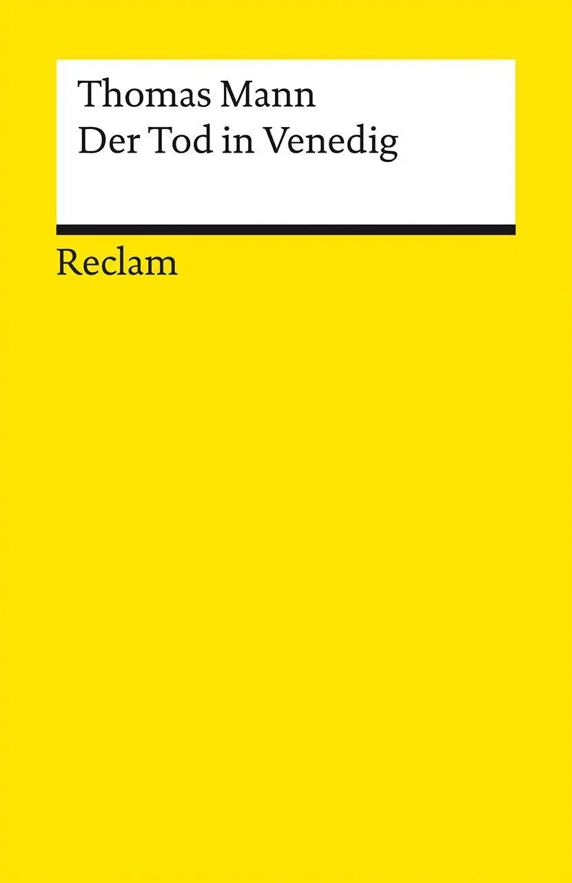 Cover: 9783150147054 | Der Tod in Venedig | Novelle | Thomas Mann | Taschenbuch | 140 S.