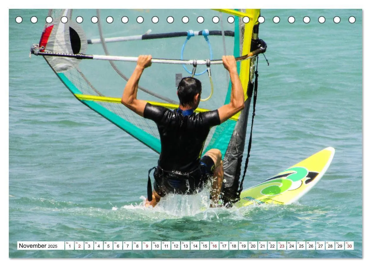 Bild: 9783457147054 | Spektakuläres Wellen- und Windsurfen (Tischkalender 2025 DIN A5...