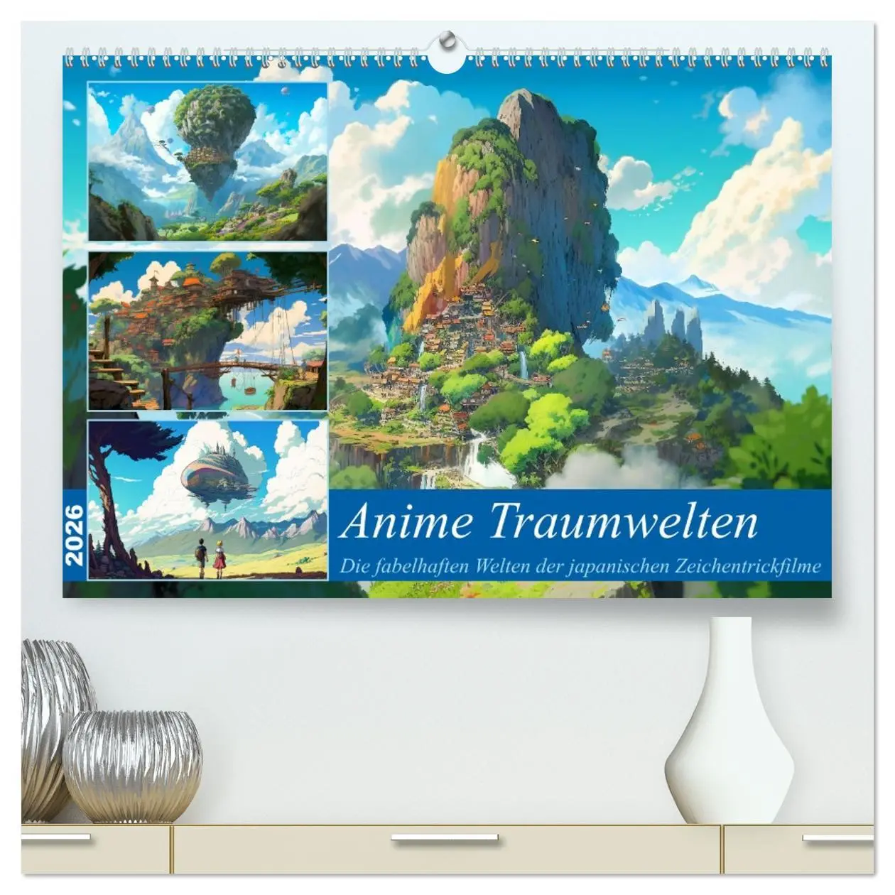 Cover: 9783457527054 | Anime Traumwelten (hochwertiger Premium Wandkalender 2026 DIN A2...