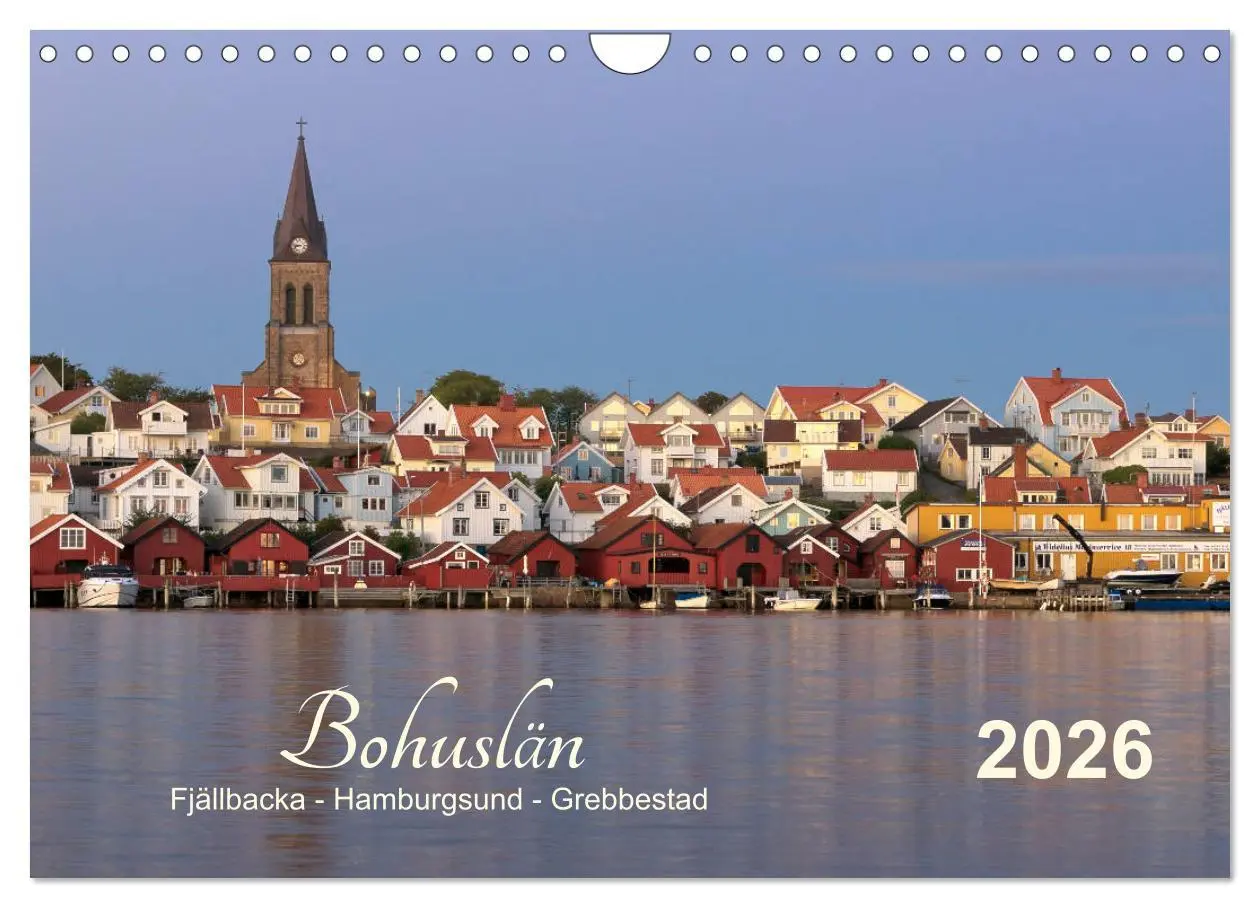 Cover: 9783516237054 | Bohuslän Fjällbacka - Hamburgsund - Grebbestad 2026 (Wandkalender...