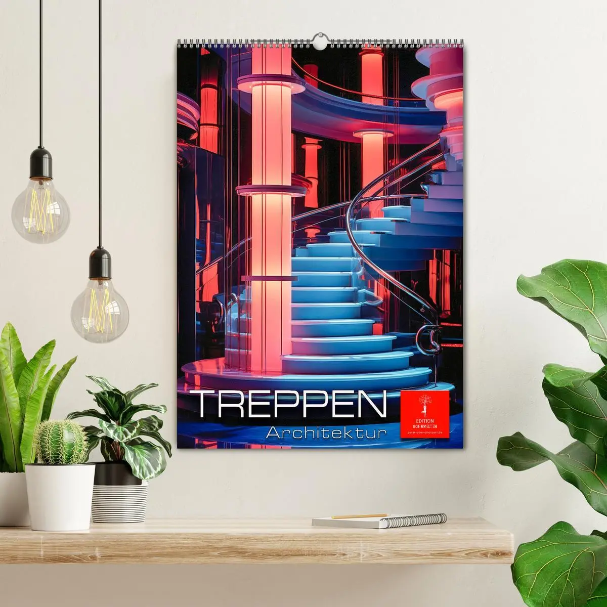 Bild: 9783516307054 | Treppen Architektur (Wandkalender 2026 DIN A2 hoch), CALVENDO...