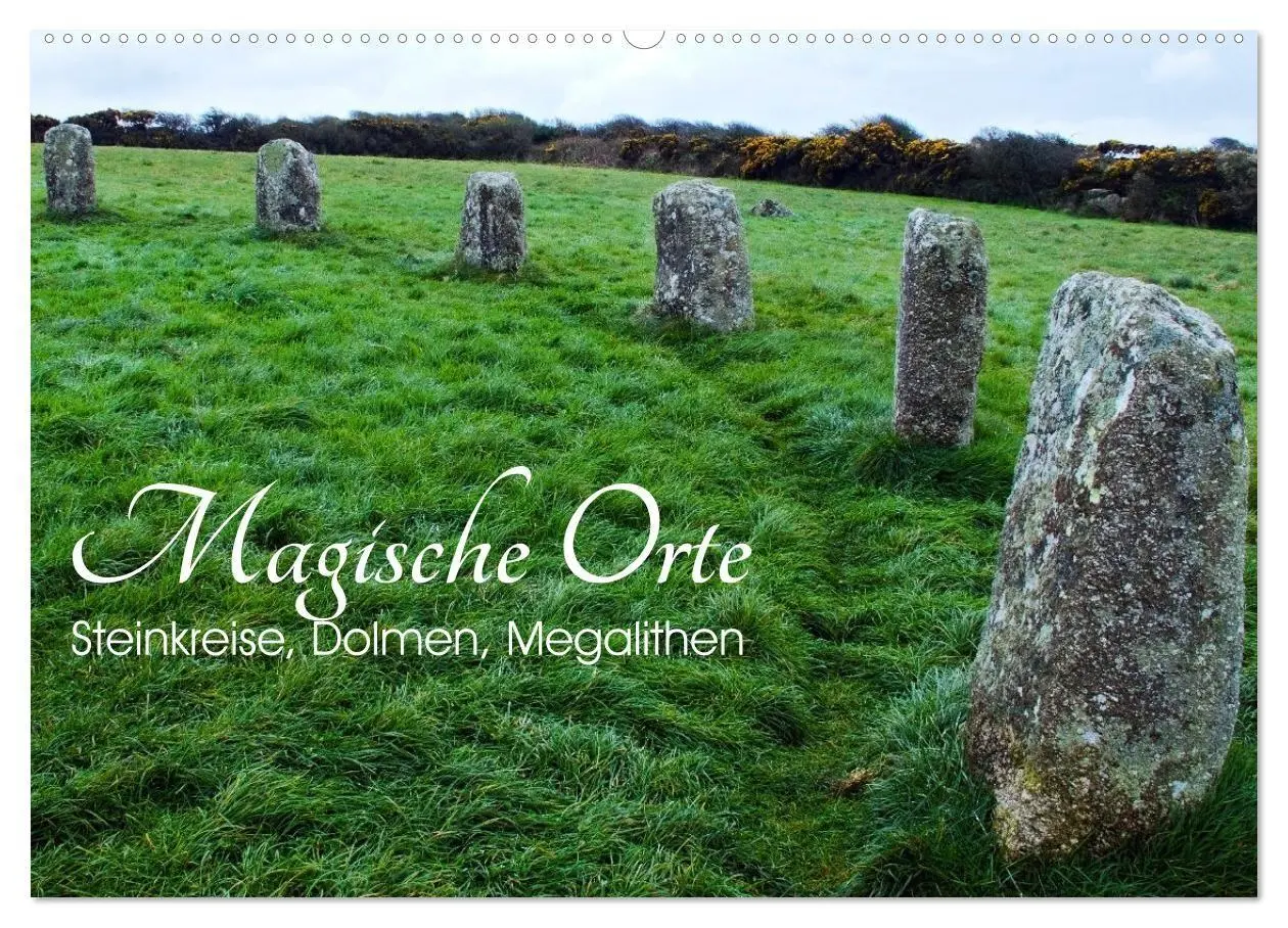 Cover: 9783569497054 | Magische Orte - Steinkreise, Dolmen, Megalithen (Wandkalender 2027...