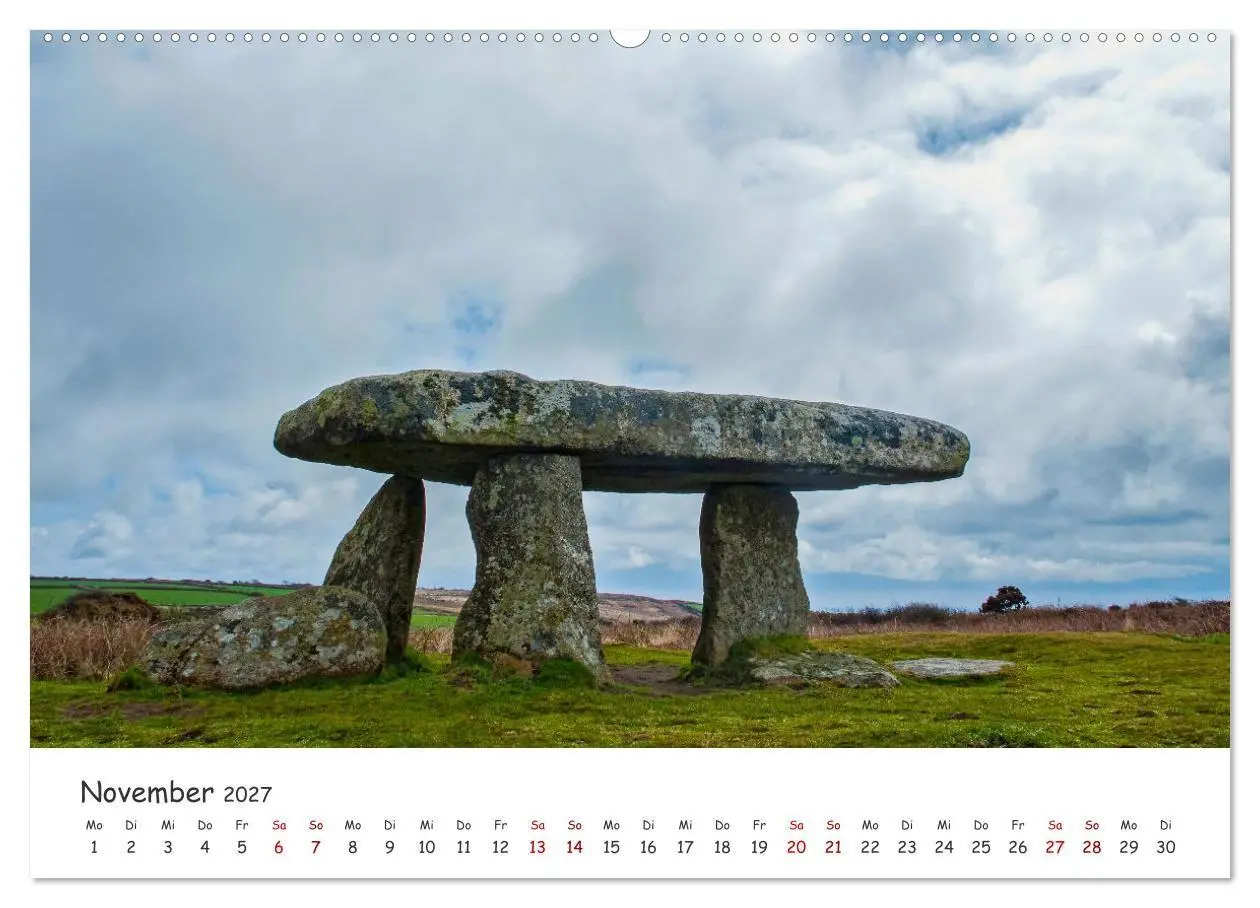 Bild: 9783569497054 | Magische Orte - Steinkreise, Dolmen, Megalithen (Wandkalender 2027...