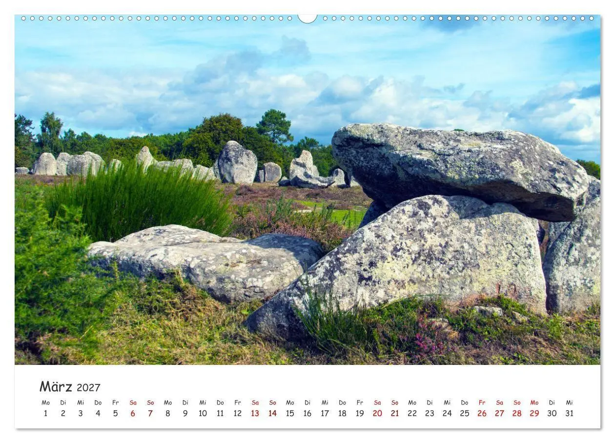 Bild: 9783569497054 | Magische Orte - Steinkreise, Dolmen, Megalithen (Wandkalender 2027...