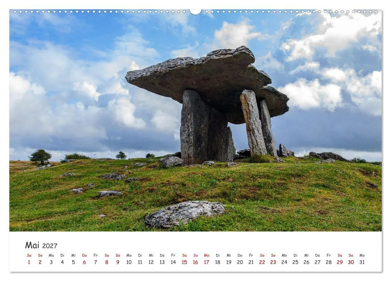 Bild: 9783569497054 | Magische Orte - Steinkreise, Dolmen, Megalithen (Wandkalender 2027...