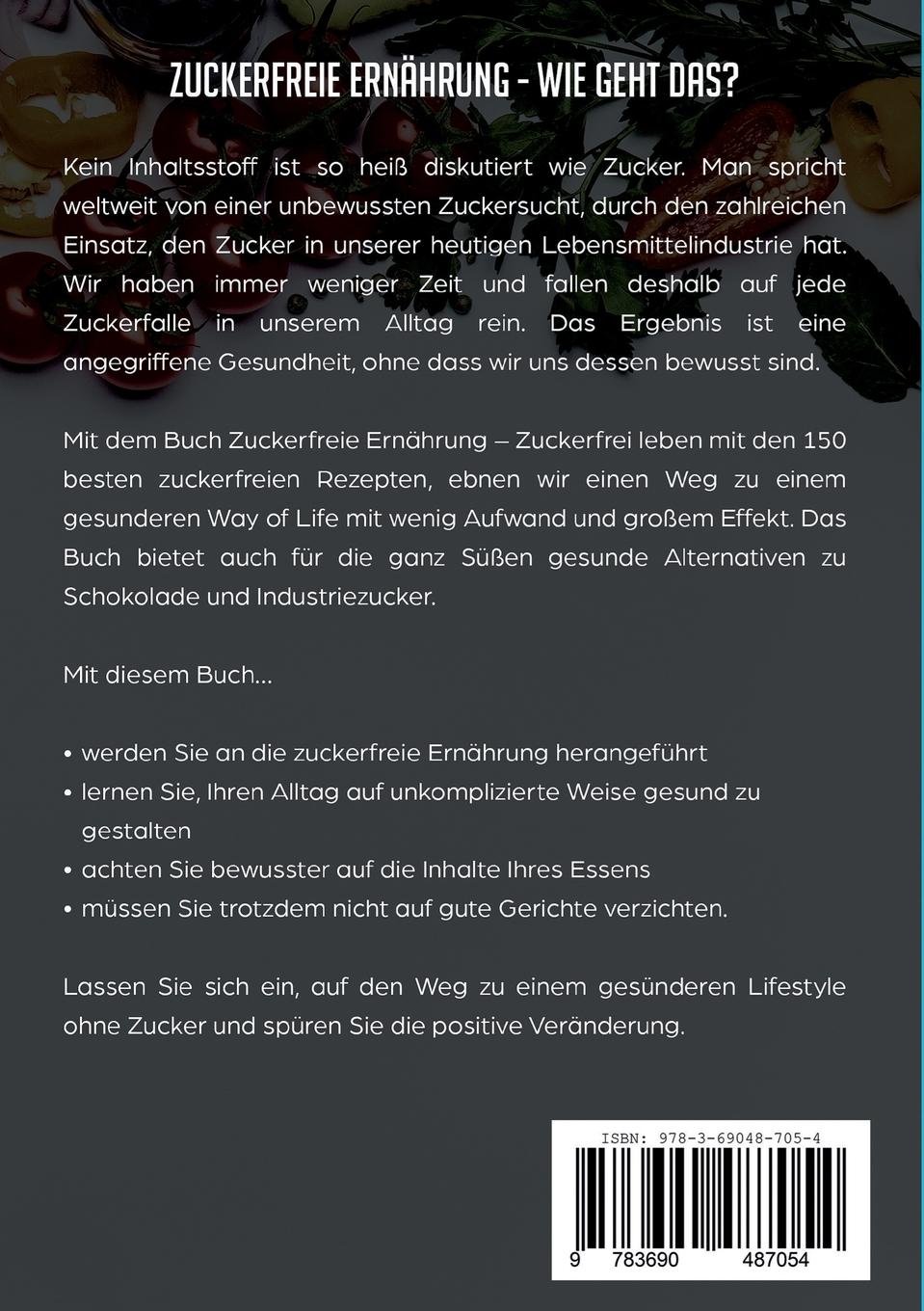 Rückseite: 9783690487054 | Zuckerfreie Ernährung | Rezepte Profis | Taschenbuch | 178 S. | 2025