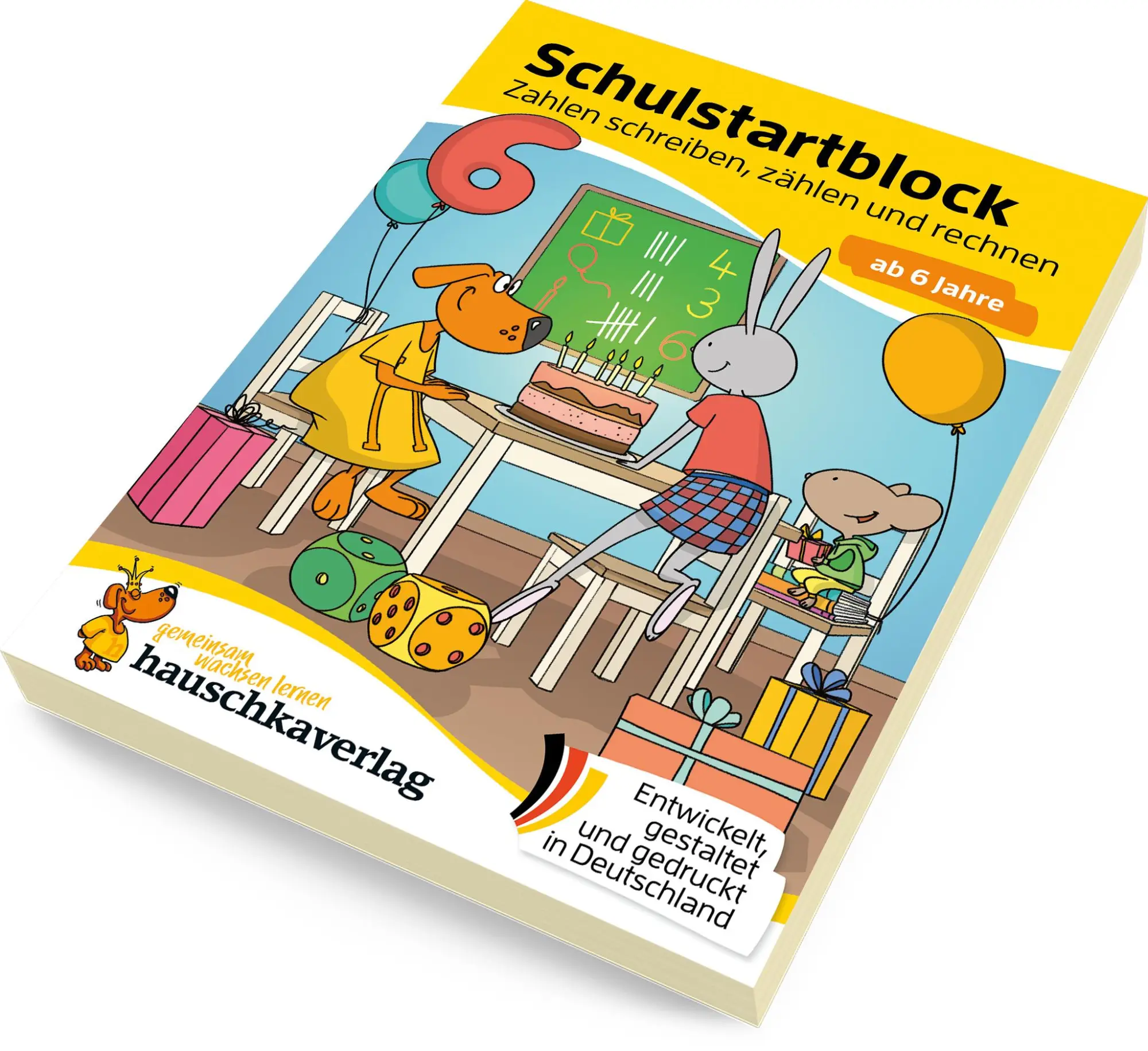 Bild: 9783881007054 | Schulstart-Block ab 6 Jahre - Zahlen schreiben, zählen und rechnen