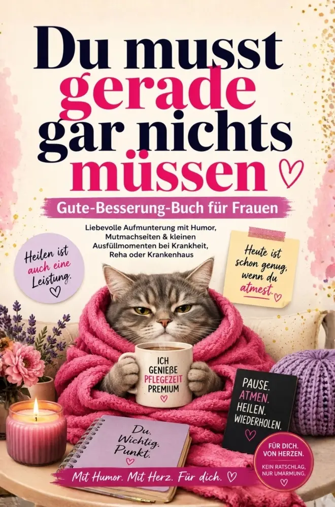 Cover: 9789403917054 | Du musst gerade gar nichts müssen - Gute-Besserung-Buch für Frauen