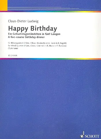 Cover: 9790001177054 | Happy Birthday | Claus-Dieter Ludwig | Broschüre | 12 S. | Deutsch