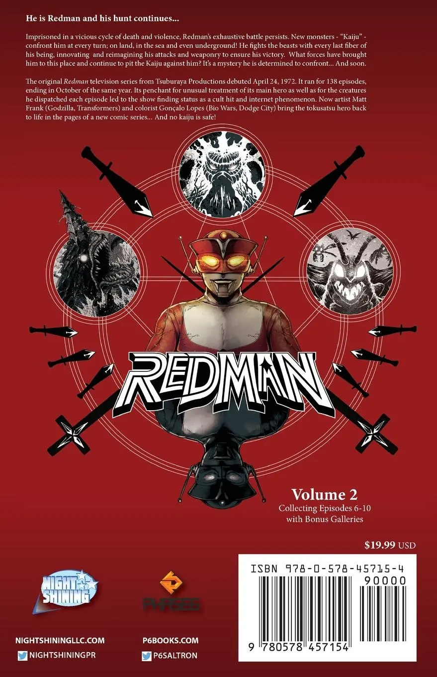 Rückseite: 9780578457154 | Redman | The Kaiju Hunter Volume 2 | Matt Frank | Taschenbuch | 2019