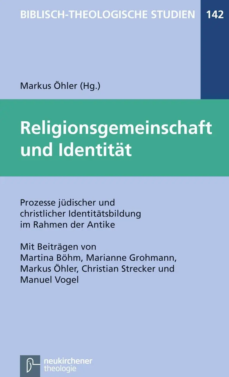 Cover: 9783788727154 | Religionsgemeinschaft und Identität | Markus Öhler | Buch | 167 S.