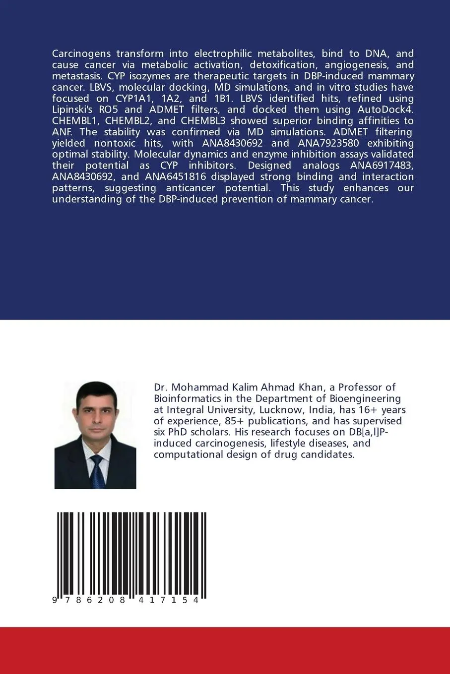 Rückseite: 9786208417154 | Modulating CYP450 Isozymes to Prevent DB[a,l]P-Induced Mammary Cancer