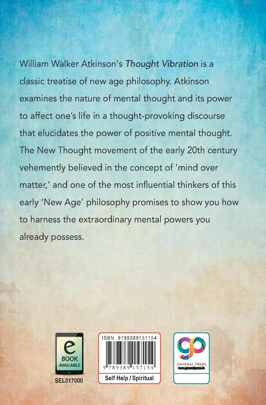 Rückseite: 9789389157154 | Thought Vibration | William Walker Atkinson | Taschenbuch | Englisch