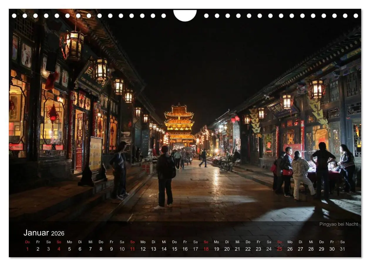 Bild: 9783516147254 | Erlebe China (Wandkalender 2026 DIN A4 quer), CALVENDO Monatskalender