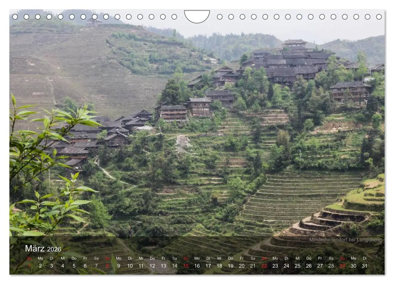 Bild: 9783516147254 | Erlebe China (Wandkalender 2026 DIN A4 quer), CALVENDO Monatskalender