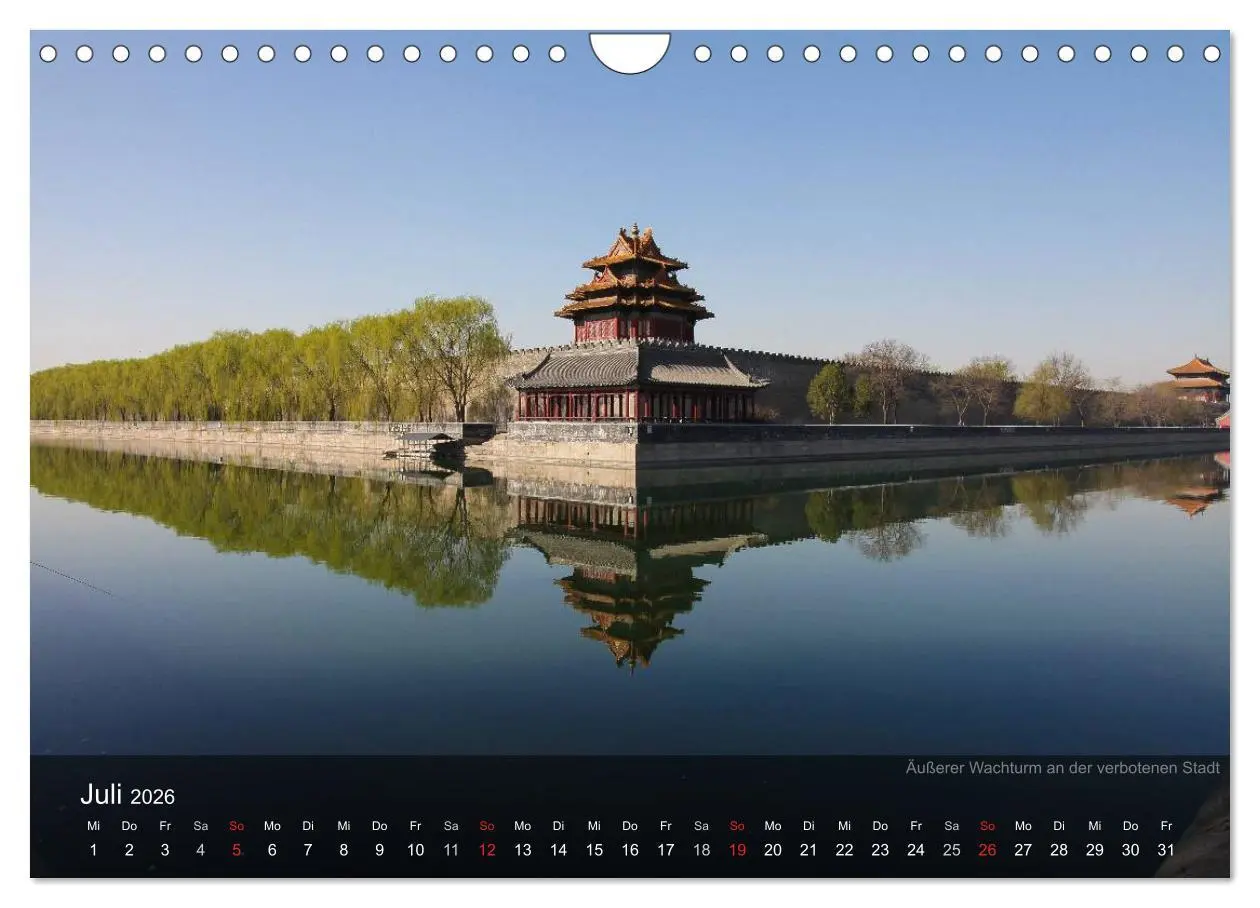 Bild: 9783516147254 | Erlebe China (Wandkalender 2026 DIN A4 quer), CALVENDO Monatskalender