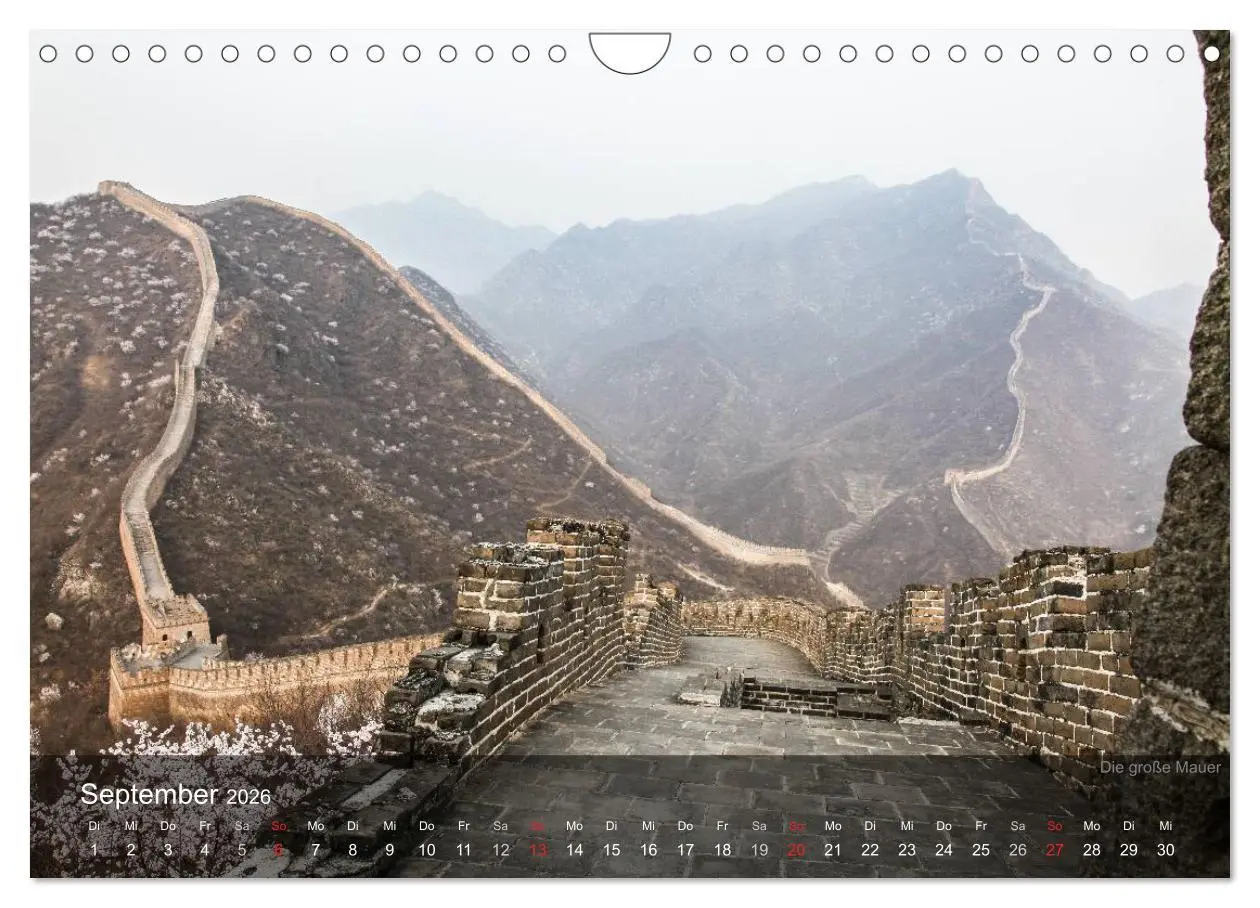 Bild: 9783516147254 | Erlebe China (Wandkalender 2026 DIN A4 quer), CALVENDO Monatskalender