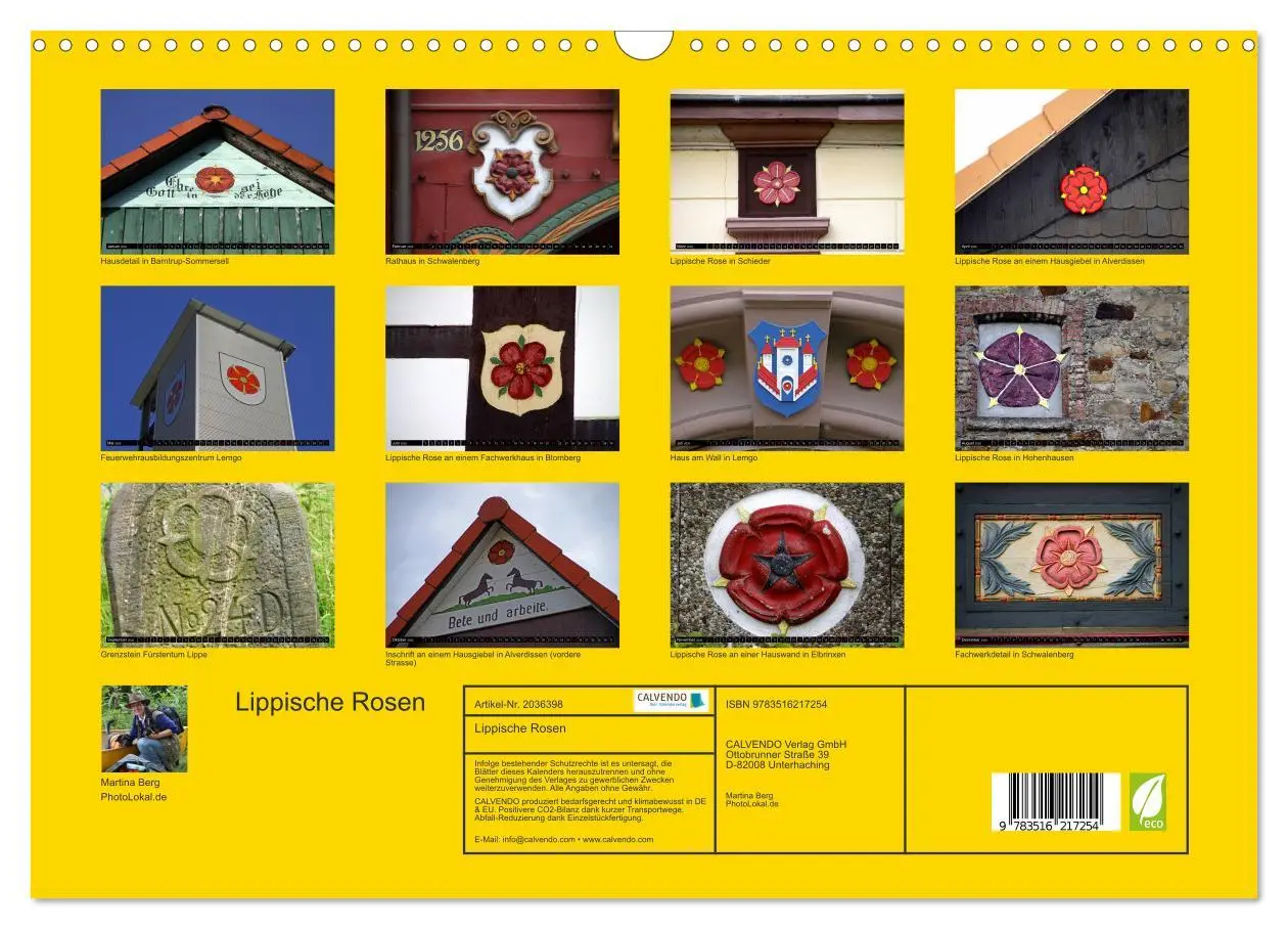 Bild: 9783516217254 | Lippische Rosen (Wandkalender 2026 DIN A3 quer), CALVENDO...
