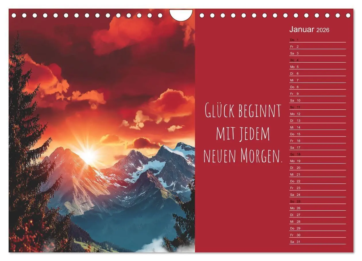 Bild: 9783516697254 | Eine Portion Glück - Motivationskalender fürs ganze Jahr...