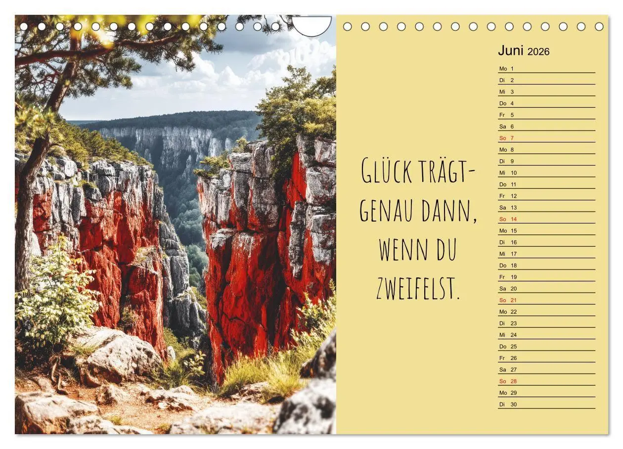 Bild: 9783516697254 | Eine Portion Glück - Motivationskalender fürs ganze Jahr...