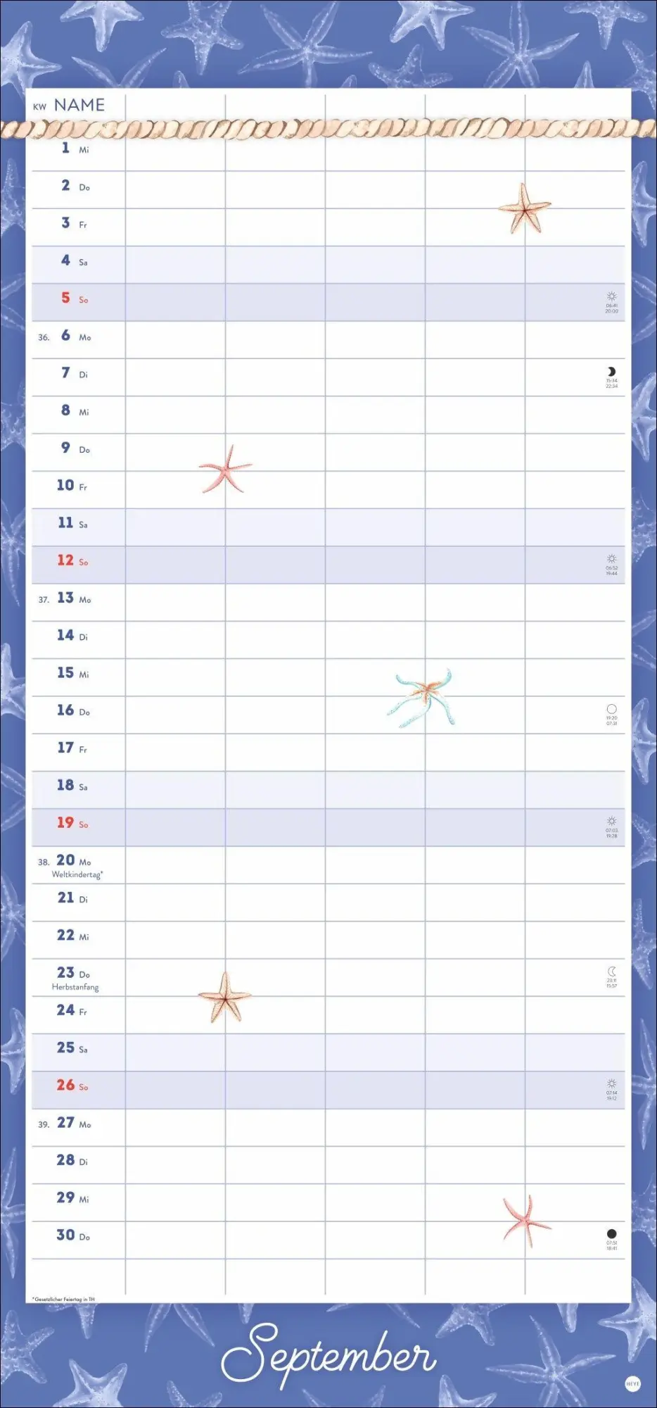 Bild: 9783756417254 | Meer Familie Familienplaner 2027 - Planer für alle an Deck | Kalender
