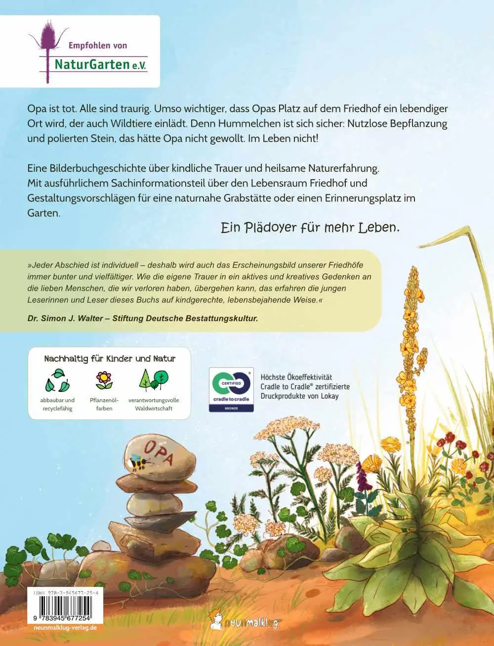 Rückseite: 9783945677254 | Im Leben nicht! Ein Naturgrab für Opa | Susanne Maria Emka | Buch