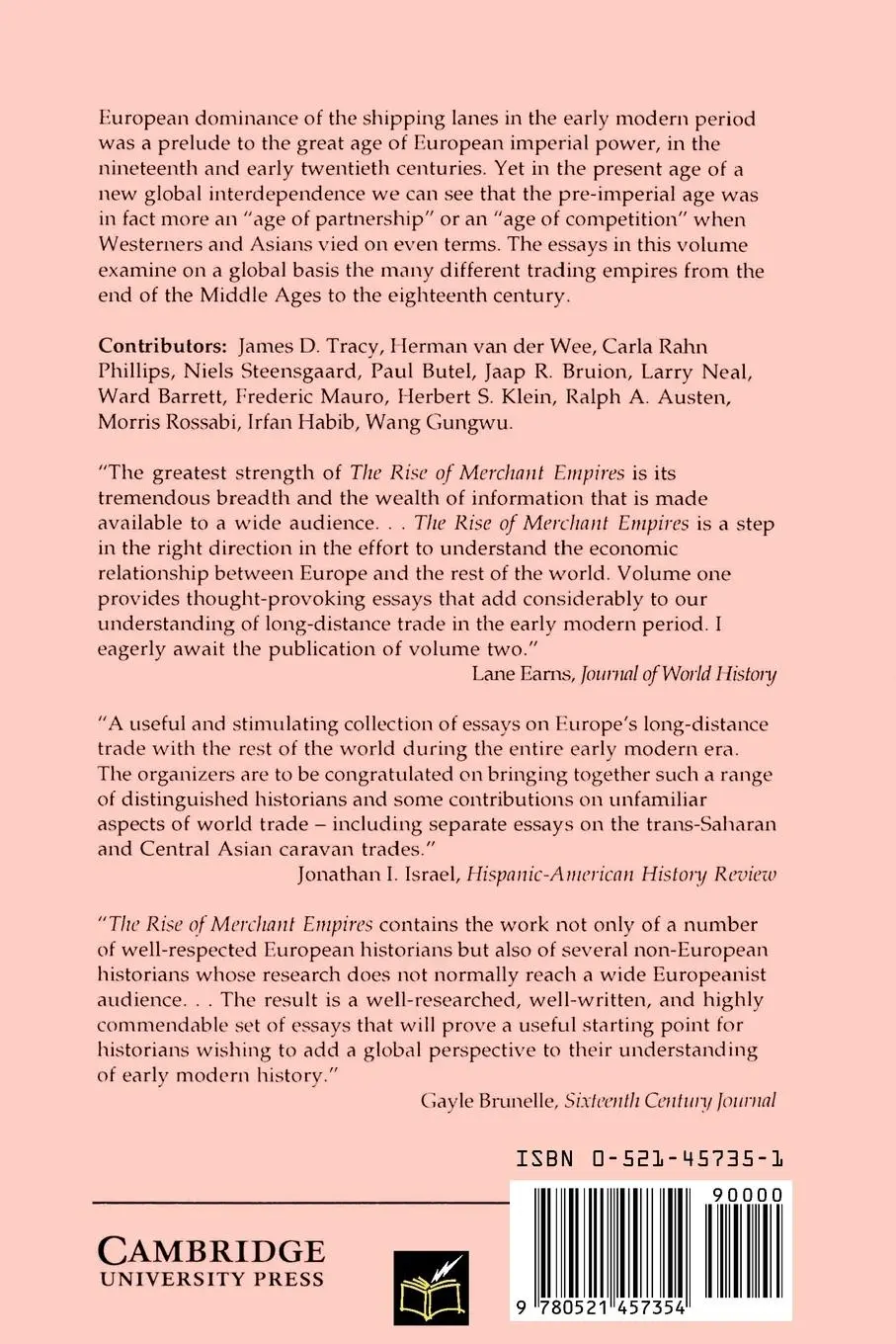Rückseite: 9780521457354 | The Rise of Merchant Empires | James D. Tracy | Taschenbuch | Englisch