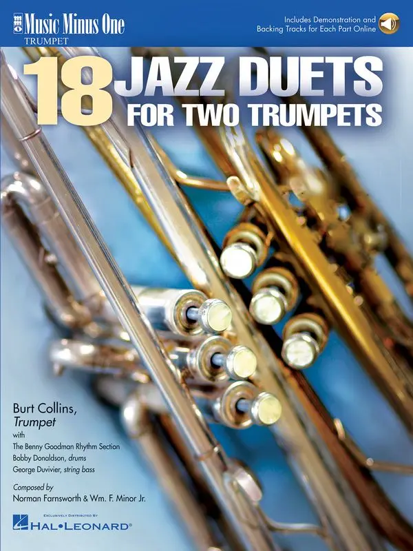 Cover: 9781596157354 | Trumpet Duets in Jazz | Burt Collins | Music Minus One | 2006