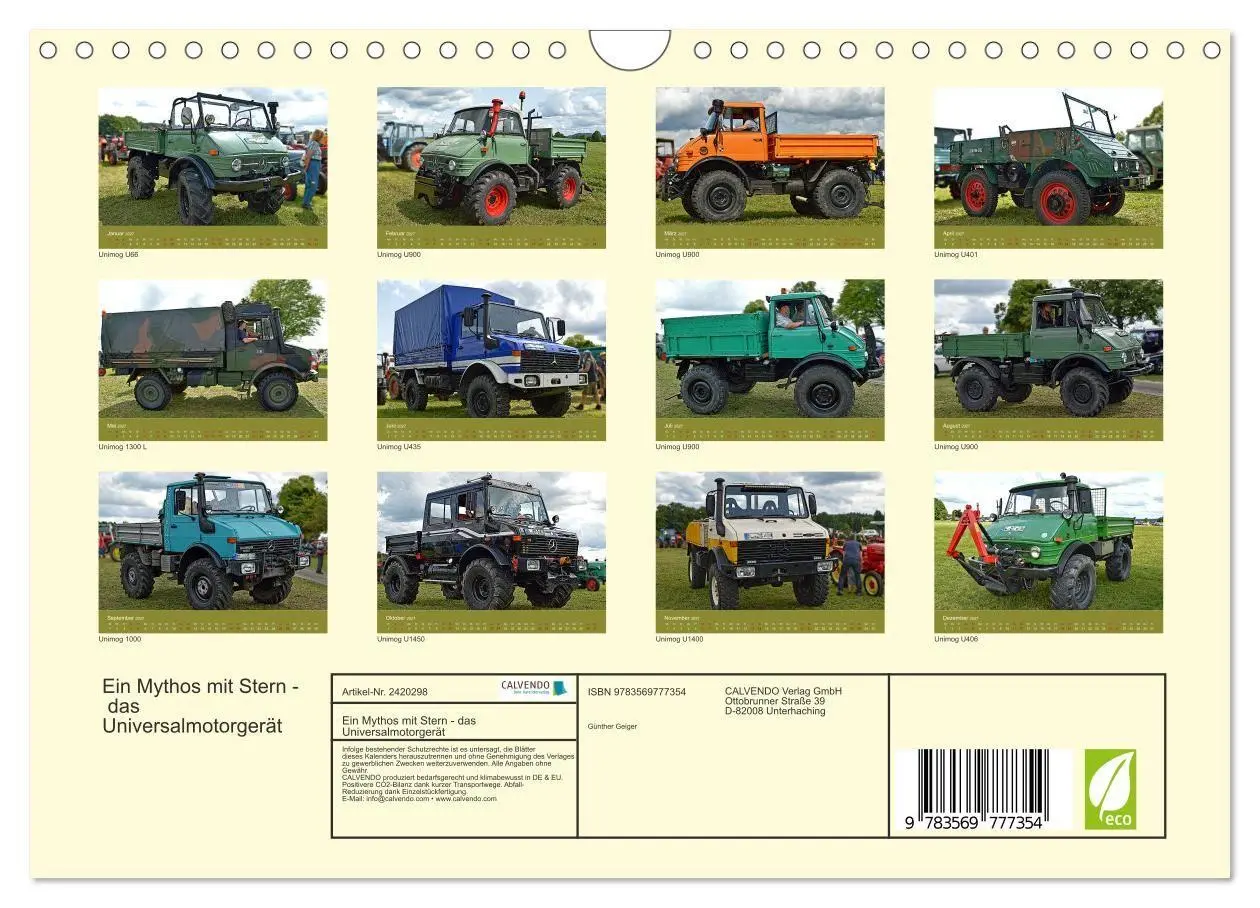 Bild: 9783569777354 | Ein Mythos mit Stern - das Universalmotorgerät (Wandkalender 2027...