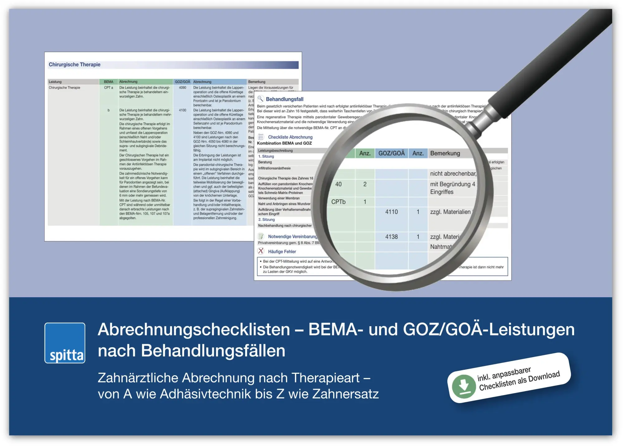 Cover: 9783910397354 | Abrechnungschecklisten - BEMA- und GOZ/GOÄ-Leistungen nach...