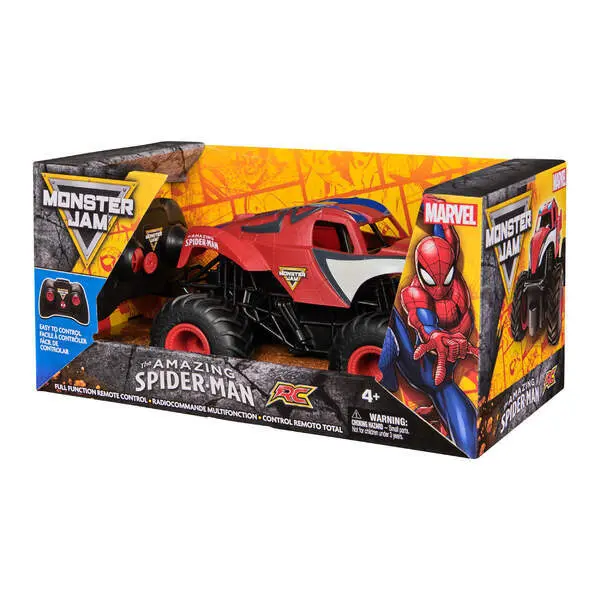 Cover: 681147077454 | MJC Monster Jam Spider Man 1:24 | Karton | 77454 | Deutsch | 2025