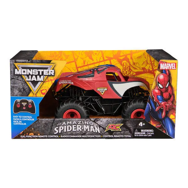 Bild: 681147077454 | MJC Monster Jam Spider Man 1:24 | Karton | 77454 | Deutsch | 2025