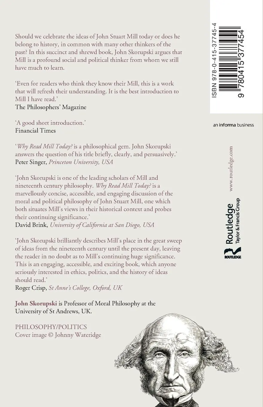 Rückseite: 9780415377454 | Why Read Mill Today? | Skorupski John | Taschenbuch | Englisch | 2007