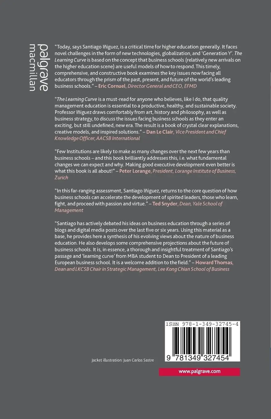 Rückseite: 9781349327454 | The Learning Curve | How Business Schools Are Re-inventing Education