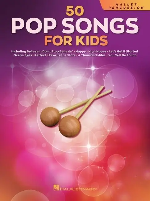 Cover: 9781705107454 | 50 Pop Songs for Kids for Mallet Percussion | Hal Leonard Corp | Buch