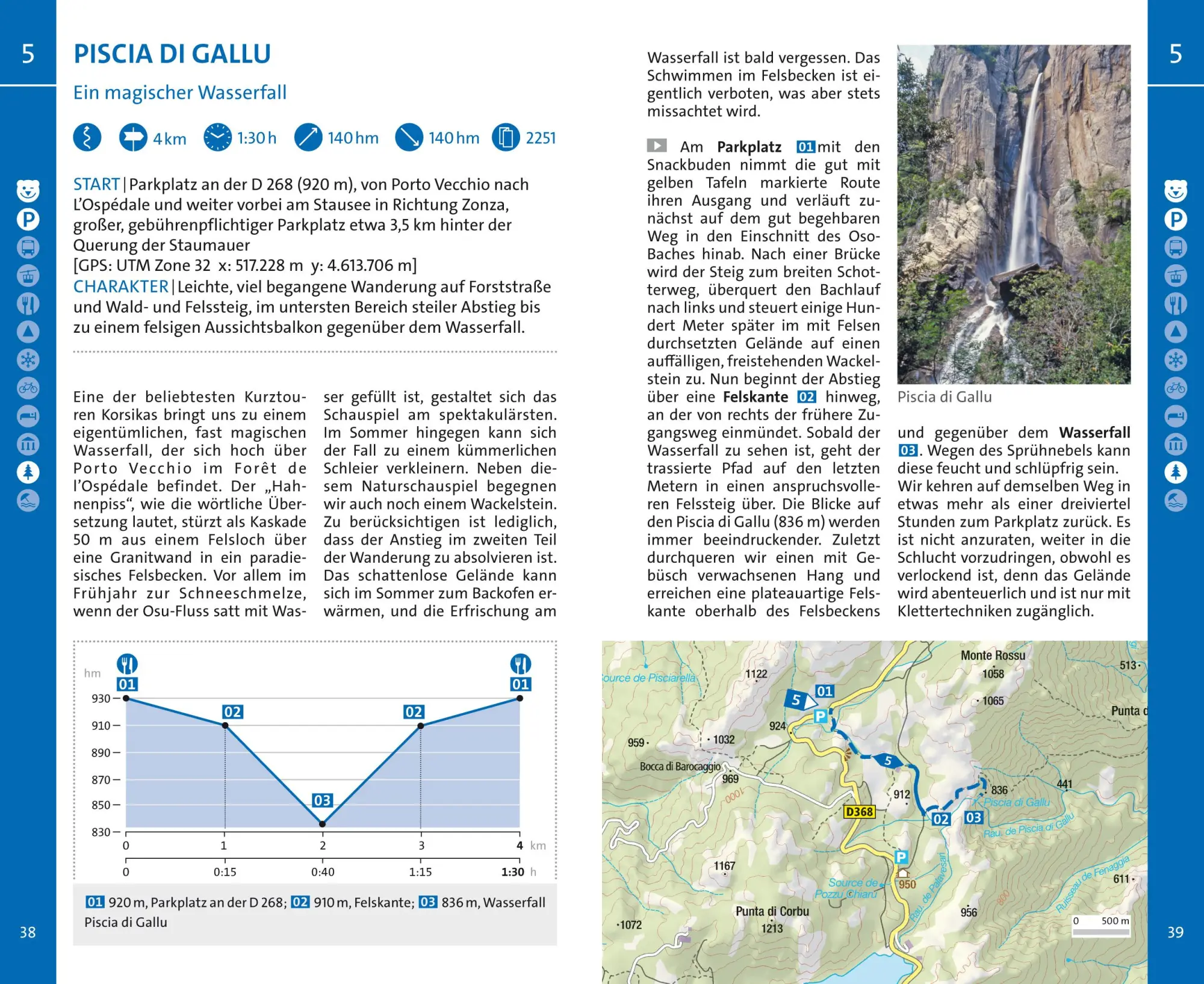 Bild: 9783259037454 | Korsika Wanderführer | Mit 80 Touren und Outdoor App | Peter Mertz