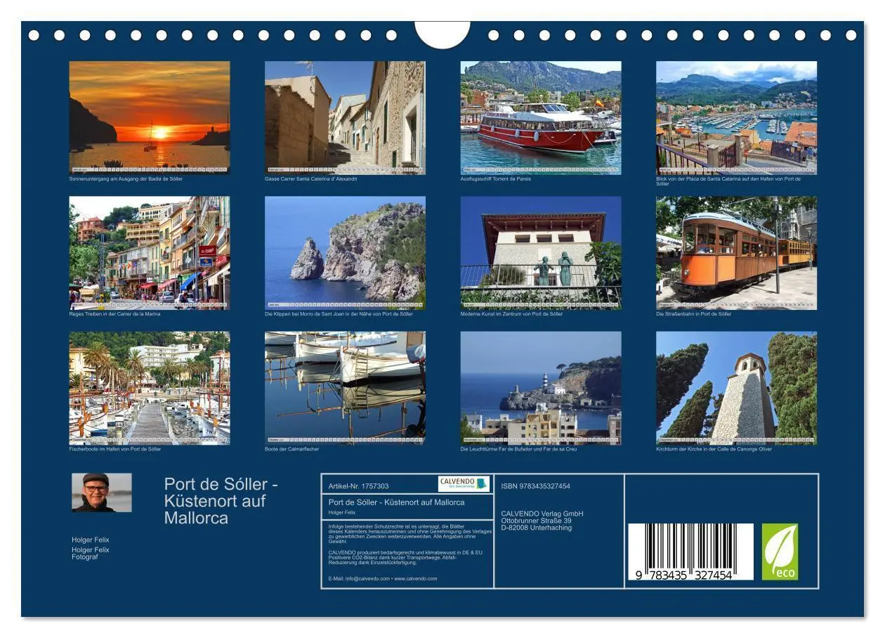 Bild: 9783435327454 | Port de Sóller - Küstenort auf Mallorca (Wandkalender 2025 DIN A4...