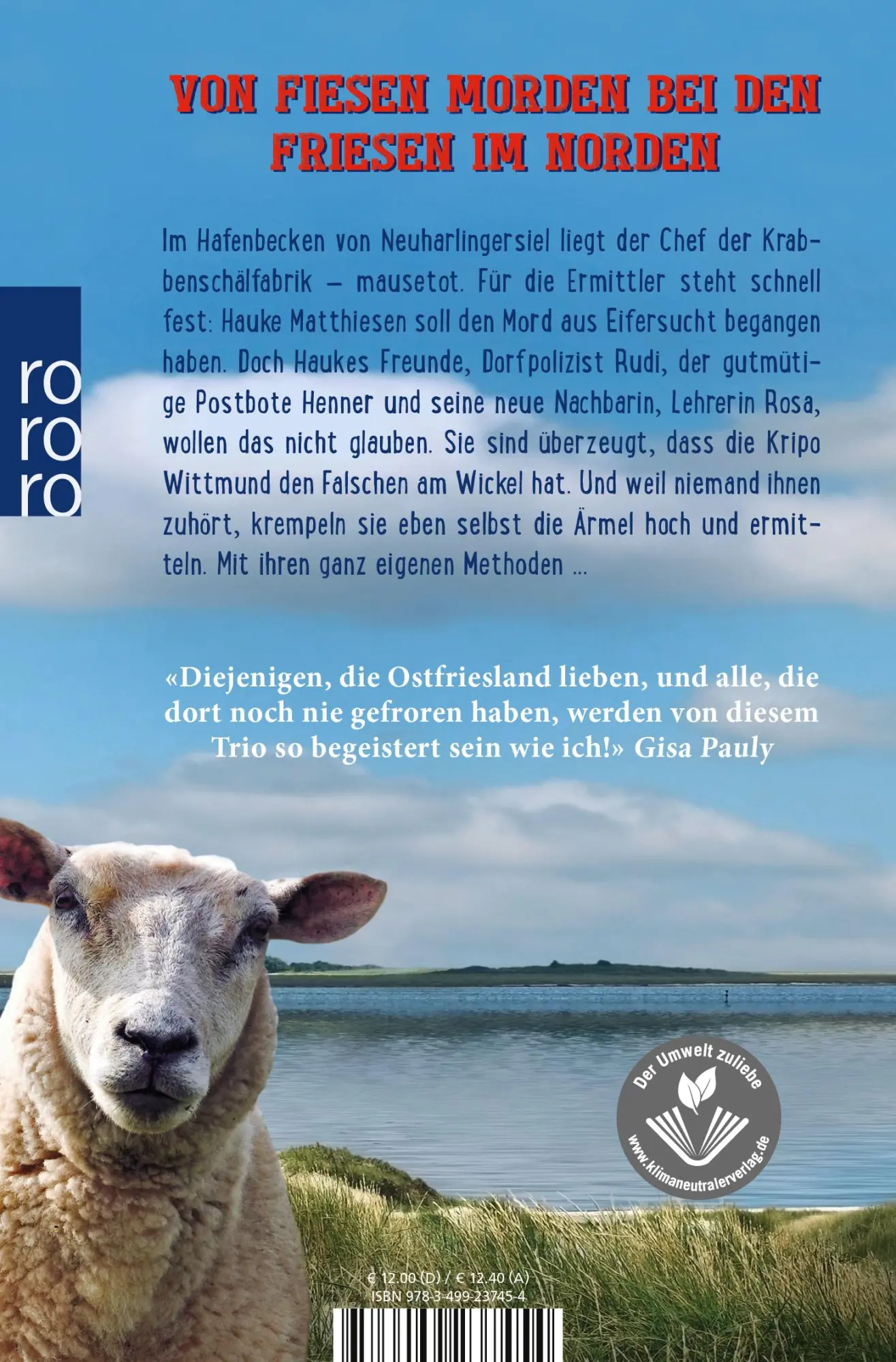 Rückseite: 9783499237454 | Krabbenbrot und Seemannstod | Ein Ostfriesen-Krimi | Kuhnert (u. a.)