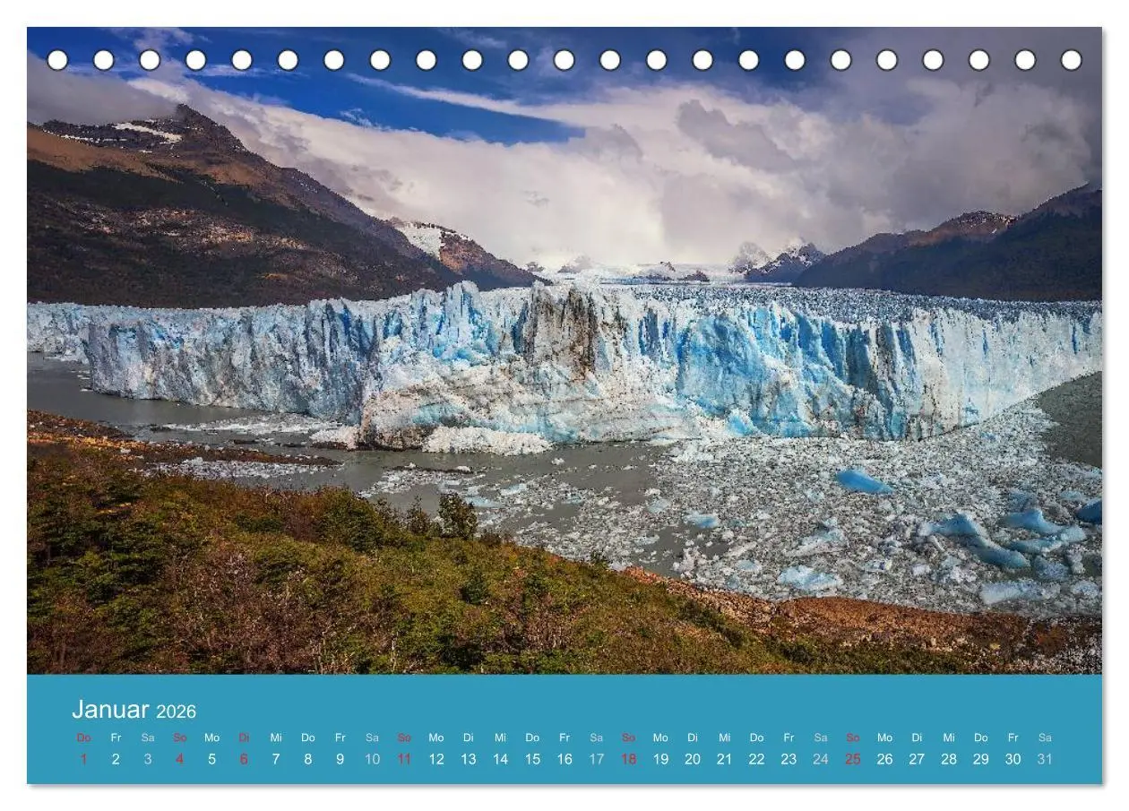 Bild: 9783516057454 | Farbenfrohes Patagonien (Tischkalender 2026 DIN A5 quer), CALVENDO...