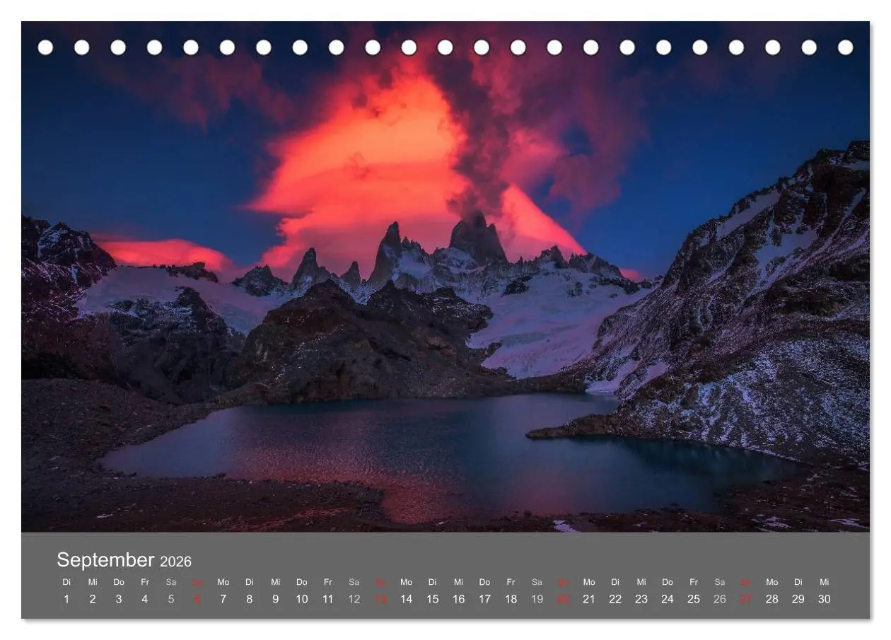 Bild: 9783516057454 | Farbenfrohes Patagonien (Tischkalender 2026 DIN A5 quer), CALVENDO...