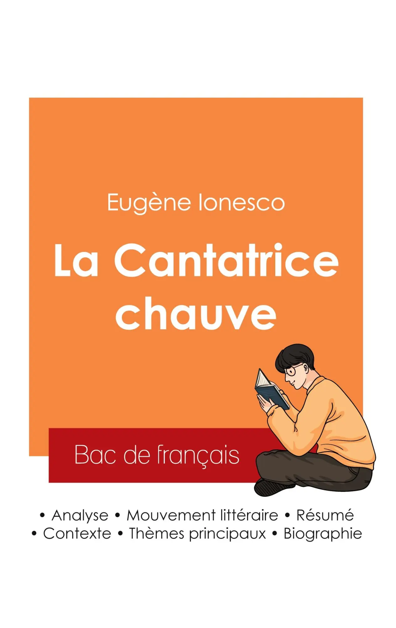 Cover: 9782385097554 | Réussir son Bac de français 2025 : Analyse de La Cantatrice chauve...