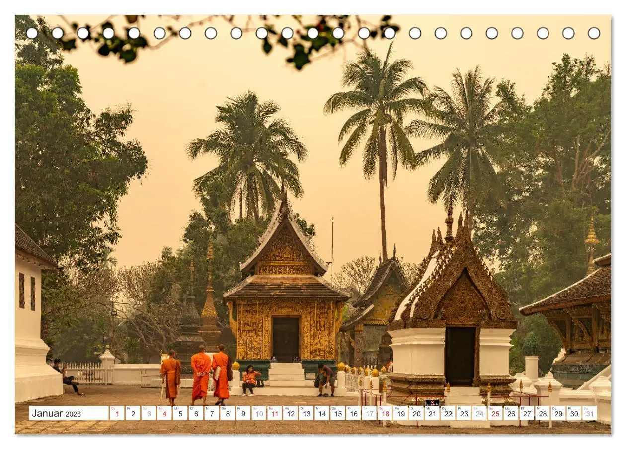 Bild: 9783457267554 | Südostasien - Laos (Tischkalender 2026 DIN A5 quer), CALVENDO...