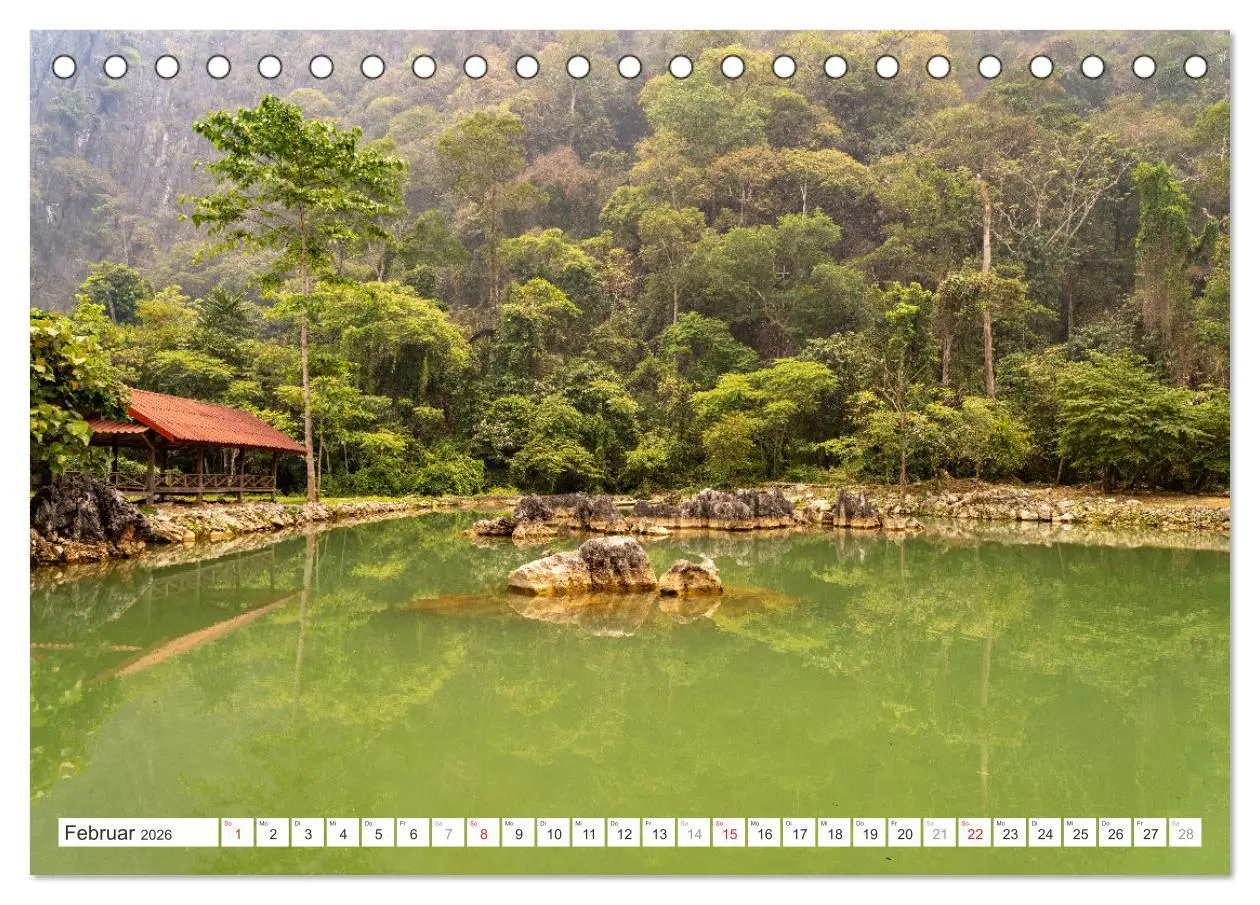 Bild: 9783457267554 | Südostasien - Laos (Tischkalender 2026 DIN A5 quer), CALVENDO...