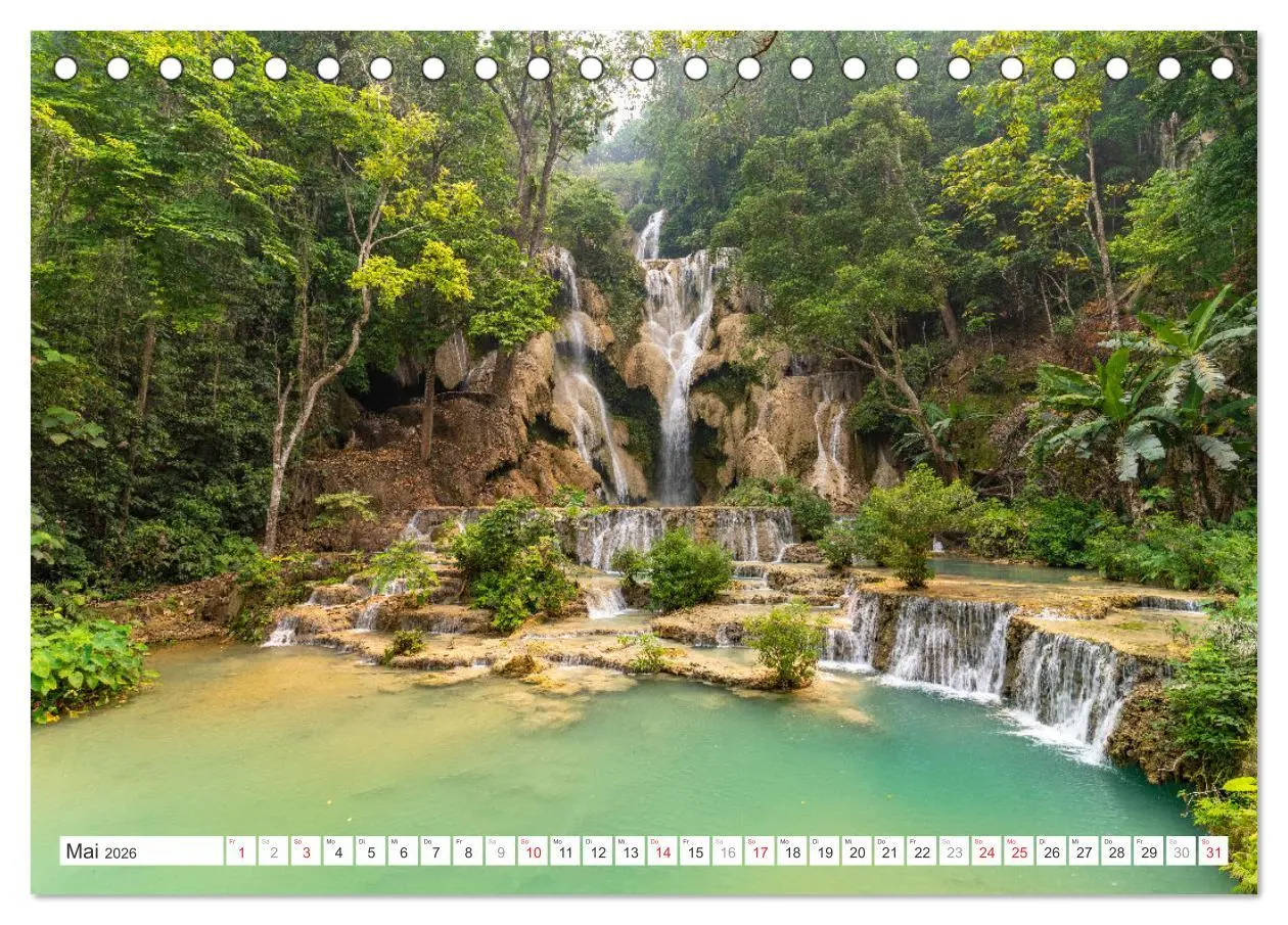 Bild: 9783457267554 | Südostasien - Laos (Tischkalender 2026 DIN A5 quer), CALVENDO...